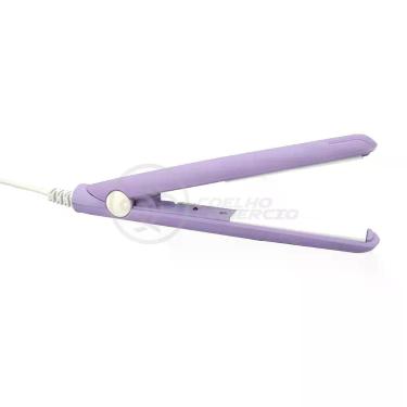 Imagem de Mini Chapinha Prancha 17Cm Bivolt 110|220V Profissional Roxo
