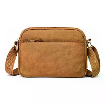 Imagem de Bolsa Transversal Versátil com 2 Bolsos para Celular Carteira e Acessó