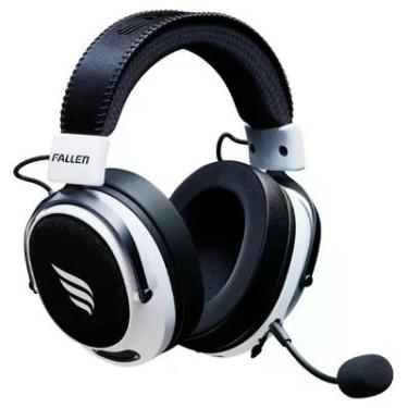 Imagem de Headset Gamer Fallen Morcego Pro, Wireless/bluetooth, Drivers De 53mm, Branco, He00061