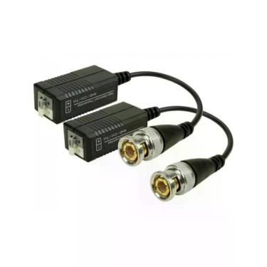 Imagem de Video Balun Engate Rápido VDBL0002 Storm para Câmeras de Segurança em Cabos UTP com Conector Rápido Preto