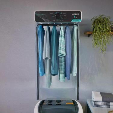 Imagem de Secadora de Roupas de Parede Wanke Comfort 8kg Compacta Branco 110V