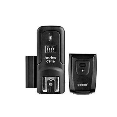 Imagem de Rádio Flash Godox Ct-16 de 16 Canais com Transmissor + Receptor para Flash Speedlite e de Estúdio