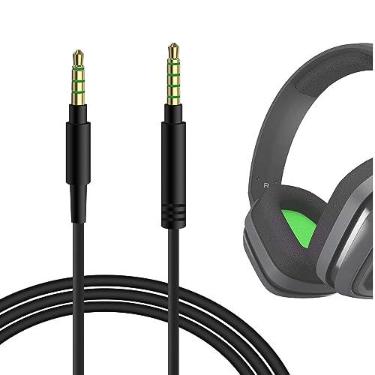 Imagem de (Black) - Geekria Audio Cable for ASTRO Gaming A10, A30, A40, Gaming Headset Replacement Cable/5 Steps to 4 Steps, Headphones Audio Replacement Cord (3.5 Male to 3.5 Male, Black)