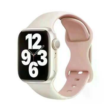 Imagem de Pulseira De Silicone De 45mm 44mm 40mm 41mm 49mm 38mm 42mm Para Apple 