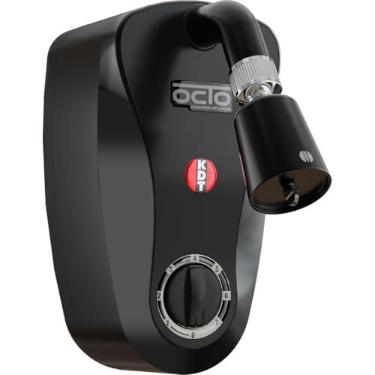Imagem de Ducha Elétrica KDT Octo 8T 8800W 220V 8 Temperaturas Silenciosa Chuveiro Preta Black