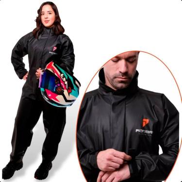 Imagem de Capa de Chuva Modelo Combate Com Gola  Pioneira Tamanhos Variados, Fem