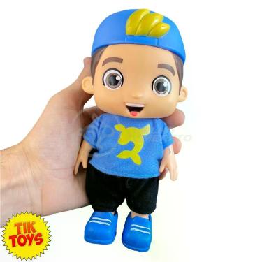 Imagem de Boneco Luccas Neto Articulado Fala 14 Frases 19cm