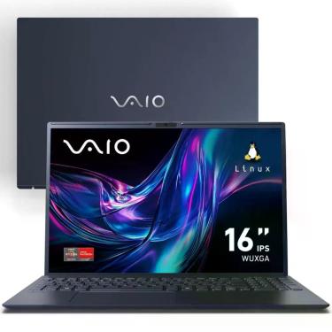 Imagem de Notebook Vaio FE16 Ryzen 5-5625U 16GB 512GB SSD 16" Cinza Grafite