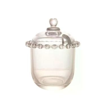 Imagem de Açucareiro Lyor Cristal De Chumbo Com Colher Coração - 1754