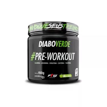 Imagem de Diabo Verde Pre-Workout (150g) - Sabor: Maçã Verde - FTW Sports Nutrit