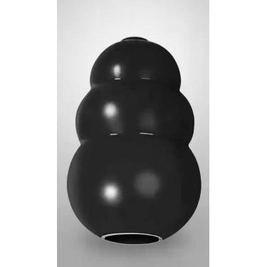 Imagem de Brinquedo Borracha Resistente Cães Médio Preto - Congratulations Store