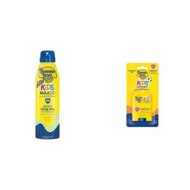 Imagem de Protetor Solar Banana Boat Kids Spray FPS 100 e Bastão FPS 50