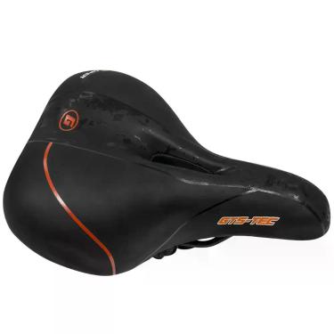 Imagem de Selim Extra Confort Gts M1 Vazado - GTSM1, Preto, Laranja