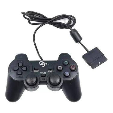 Imagem de Controle Compativel Ps2 Dualshock Fio Analógico - Rhos