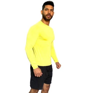 Imagem de Camisa Térmica Masculina Blusa Térmica Proteção UV Fator 50+ - Traspad
