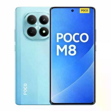 Imagem de Smartphone Celular Xiaomi POCO M8 512GB, 8GB RAM, 5G, Android 14, Verd