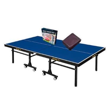 Imagem de MESA PING PONG MDF 25mm 1008 KLOPF + Kit Completo 5091 + Capa Fechada