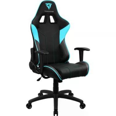 Imagem de Cadeira Gamer ThunderX3 EC3, Peso Suportado até 150Kg, Ajustável, Ciano E Preto - 68000