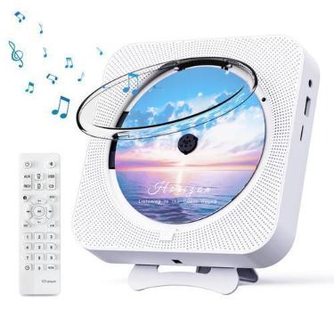 Imagem de Leitor de CD portátil MICOCIOUS Bluetooth com controle remoto