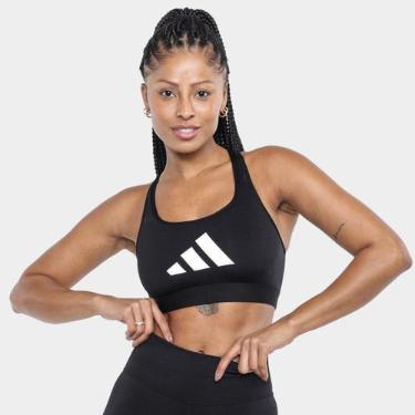 Imagem de Top Adidas Power React Feminino, Preto, P