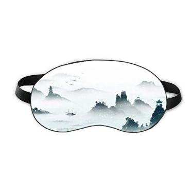Imagem de Capa para sombra noturna macia estilo chinês aquarela sono sombra sombra