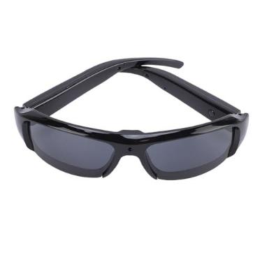 Imagem de Asixxsix Óculos de Sol para Câmera, óculos para Câmera de Vídeo 1080P, óculos Inteligentes para Câmera de Ação Esportiva de Grande Angular Anti-vibração para Atividades Ao Ar Livre,