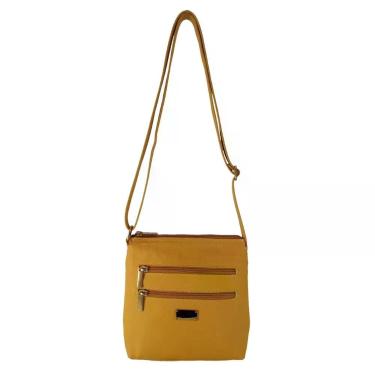 Imagem de Bolsa Direto De Fábrica Transversal Topgrife Atacado Couro Cor Amarelo Tamanho único