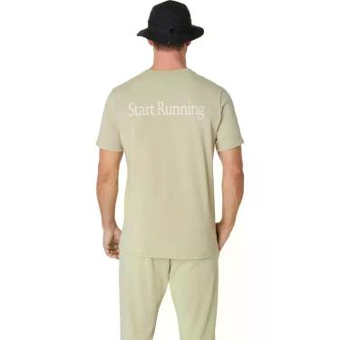 Imagem de Camiseta ASICS Heavy Weight Knit Graphic - Masculino - Verde