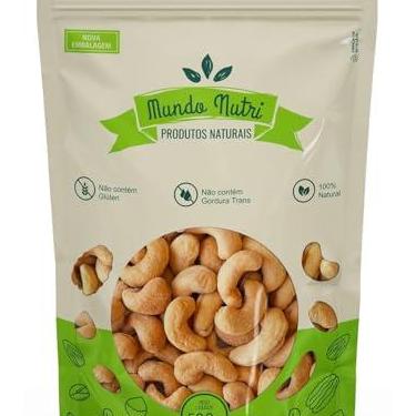 Imagem de 500g Castanha Caju Torrada W1 Inteira Premium - Sem Sal
