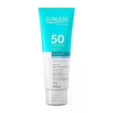 Imagem de Sunless Protetor Solar Facial FPS 50 Base Maquiagem 60g Original