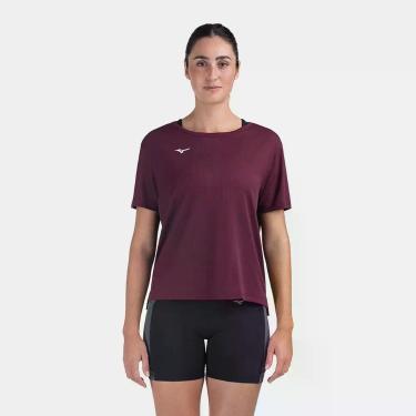 Imagem de Camiseta Mizuno Trad. Feminina, Roxo, GG