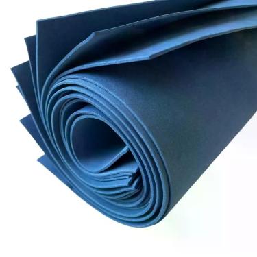 Imagem de Placa de Eva Dubflex para Artesanato Atóxico 40cm X 60cm Kit com 10 Folhas Escolares Azul Marinho