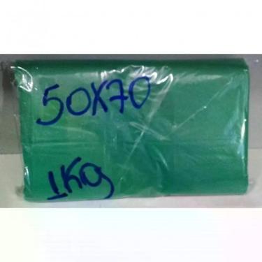 Imagem de Sacola Reciclada Sacola 50 X 70 Reciclada Alta Resistência em Polietileno de Alta Densidade Transparente Higipack