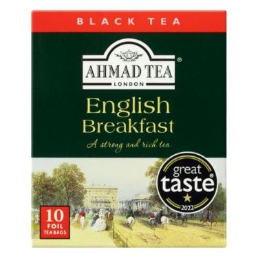 Imagem de Ahmad Tea London Chá Preto English Breakfast 10 Unidades De 20G