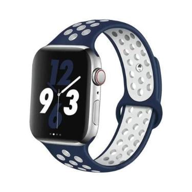 Imagem de Pulseiras De Silicone Para Apple Watch De 45mm, 44mm, 49mm, Ultra2, 40