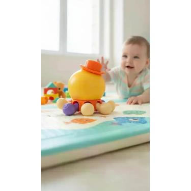 Imagem de Polvo De Atividades Sensorial Para Bebês Buba
