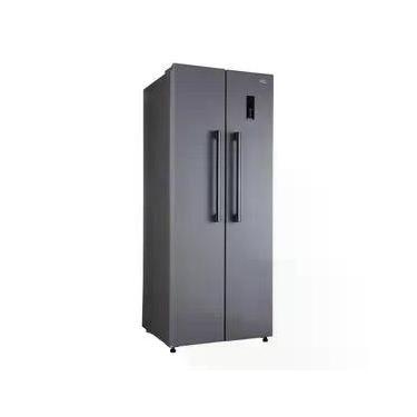 Imagem de Geladeira Refrigerador HQ Frost Free Side By Side 460 Litros Cinza HQ-460SBSFF