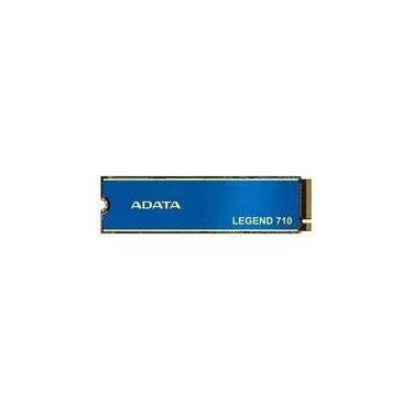 Imagem de SSD Adata Legend 710, 512GB, M.2 2280, PCIe 3.0 x4, NVMe, Leitura: 2400 MB/s, Gravação: 1800 MB/s, Azul - ALEG-710-512GCS