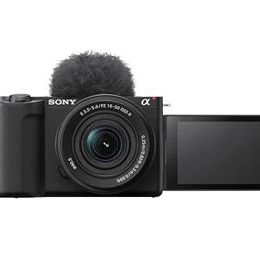 Imagem de Sony Alpha ZVE10 II - Câmera para criadores de conteúdo sem espelho com lente intercambiável APS-C - preta - com lente