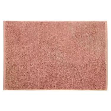 Imagem de Toalha de Piso Flat Felpa 100% Algodão 50x70cm 1 Peça Rosa Goiaba Altenburg