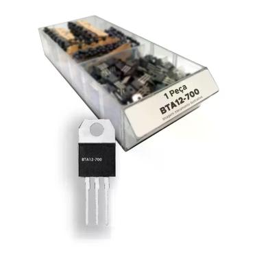 Imagem de 2x Transistor Bta12-700 = Bta 12 700  - To220 - Original - CHIPSCE, BT