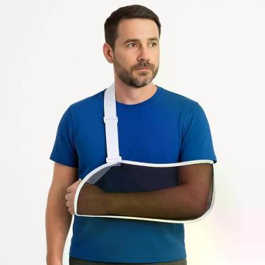 Imagem de Tipoia Simples Bilateral Sling Arm para Braço e Ombro Ajustável com Ap