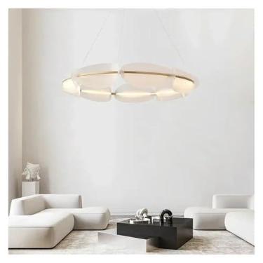 Imagem de Nordic Pulseira Pétala Led Luzes Pendentes Acrílico para Sala de Jantar Mesa Decoração Hotel Lustre Design Lâmpada Simples Arte Pendurada Luz