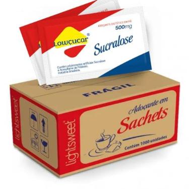 Imagem de Adoçante Lowcucar Sucralose 1000Unx500Mg