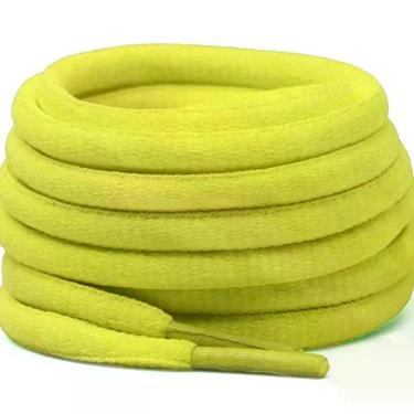 Imagem de Cadarço Para Patins Fino - Cor Amarelo Neon