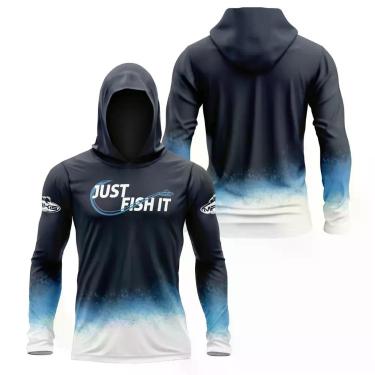 Imagem de Camisa Pesca Coleção Horizon Dry Capuz Manga com Luva UV 50 - Makis Fi