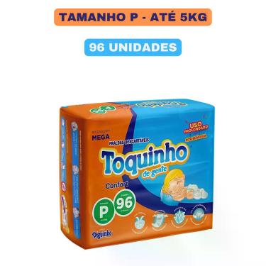 Imagem de Fralda Descartável Toquinho ConfortSec Super - Todos os tamanhos, P