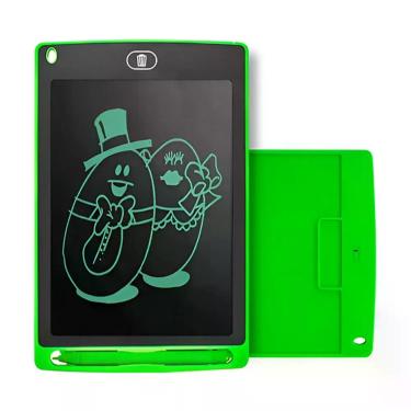 Imagem de Tablet Lousa Mágica Eletrônica 12" Pintura Anotações Sem Papel Desenhos Criativos Verde