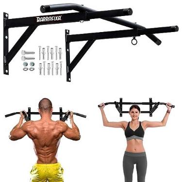 Imagem de Barra Fixa Pull-up De Parede P/Treinar Musculação Crossfit