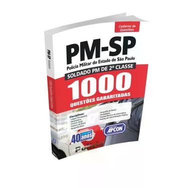 Imagem de Livro 1000 Questões PMSP Soldado - APCON